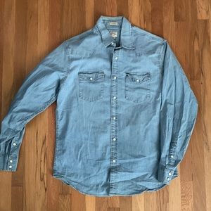 JCrew Western Chambray Shirt